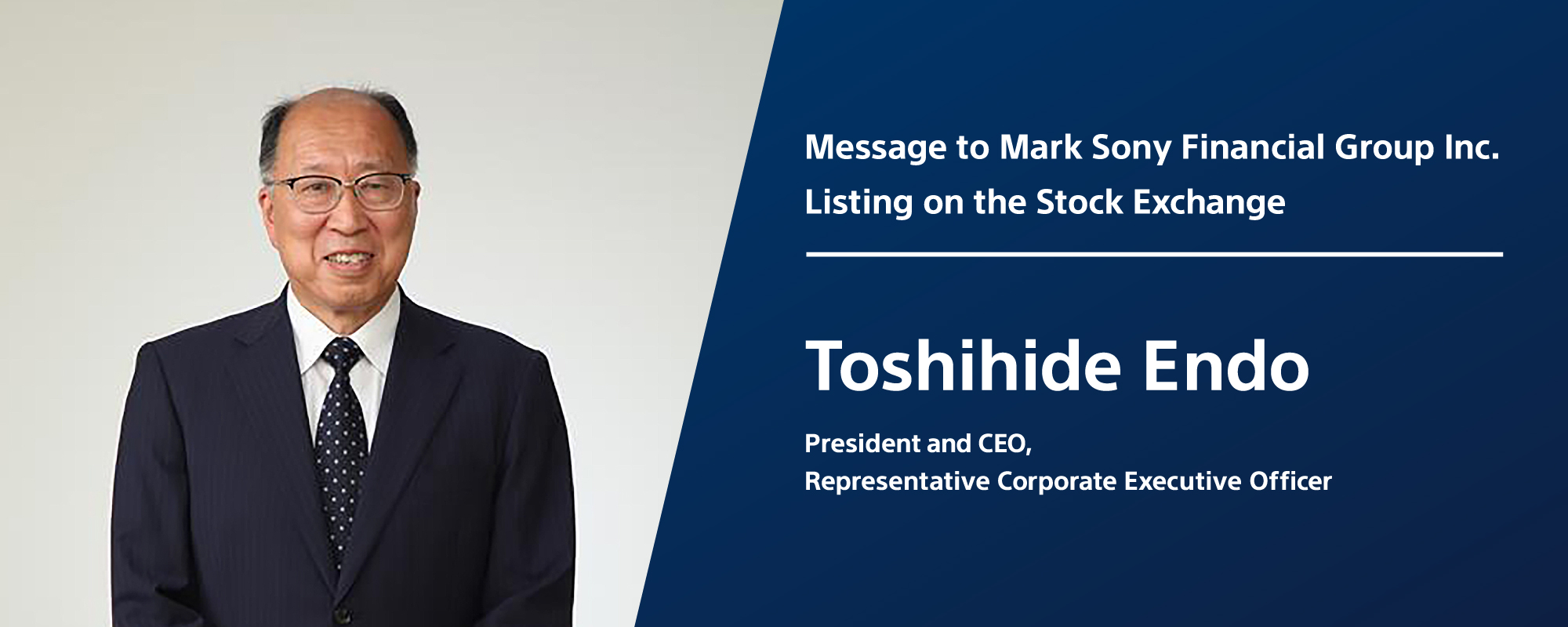 Message to Mark Listing on the Stock Exchange